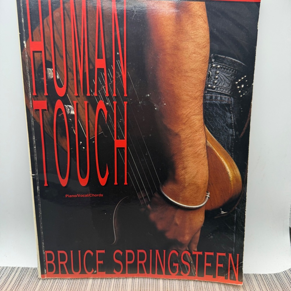 Bruce Springsteen Human Touch Sheet Music Songbook Piano Vocal Chords 1992